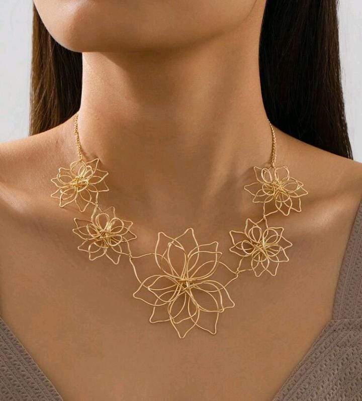 Golden Heart Hoop Earrings.